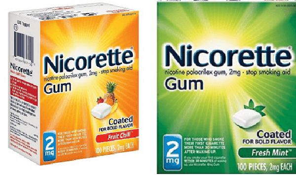 Kẹo cai thuốc lá Nicorette 2mg
