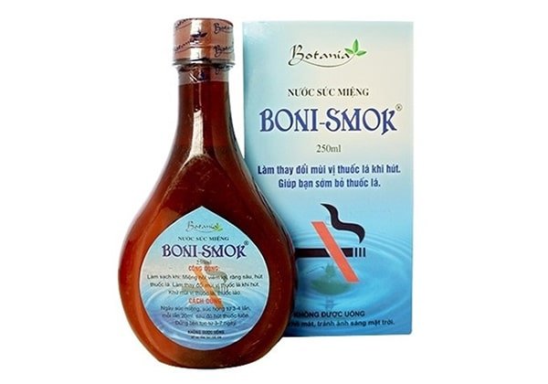 Nước súc miệng cai thuốc lá Boni-smok