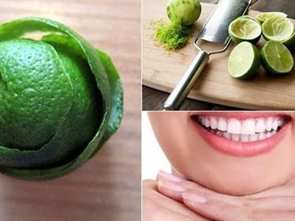 Cách làm trắng răng bằng vỏ chanh