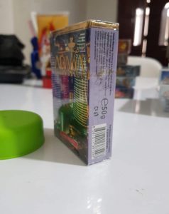 Mã vạch và thông tin xuất xứ trên bao bì hộp Adalya Baku Night
