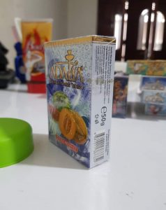 Mã vạch và thông tin xuất xứ trên bao bì hộp Adalya Double Melon