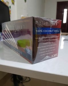 Số lượng 120 viên trong 1 hộp than coco cờ Mỹ