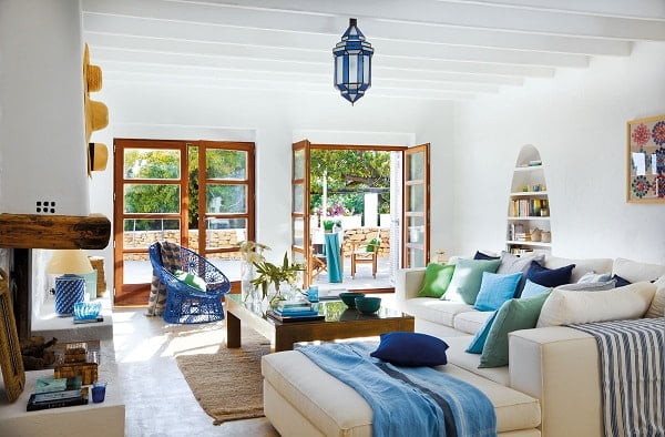Đồ dùng nội thất mẫu nhà đẹp phong cách Địa Trung Hải “nhấn mạnh” sự tiện nghi